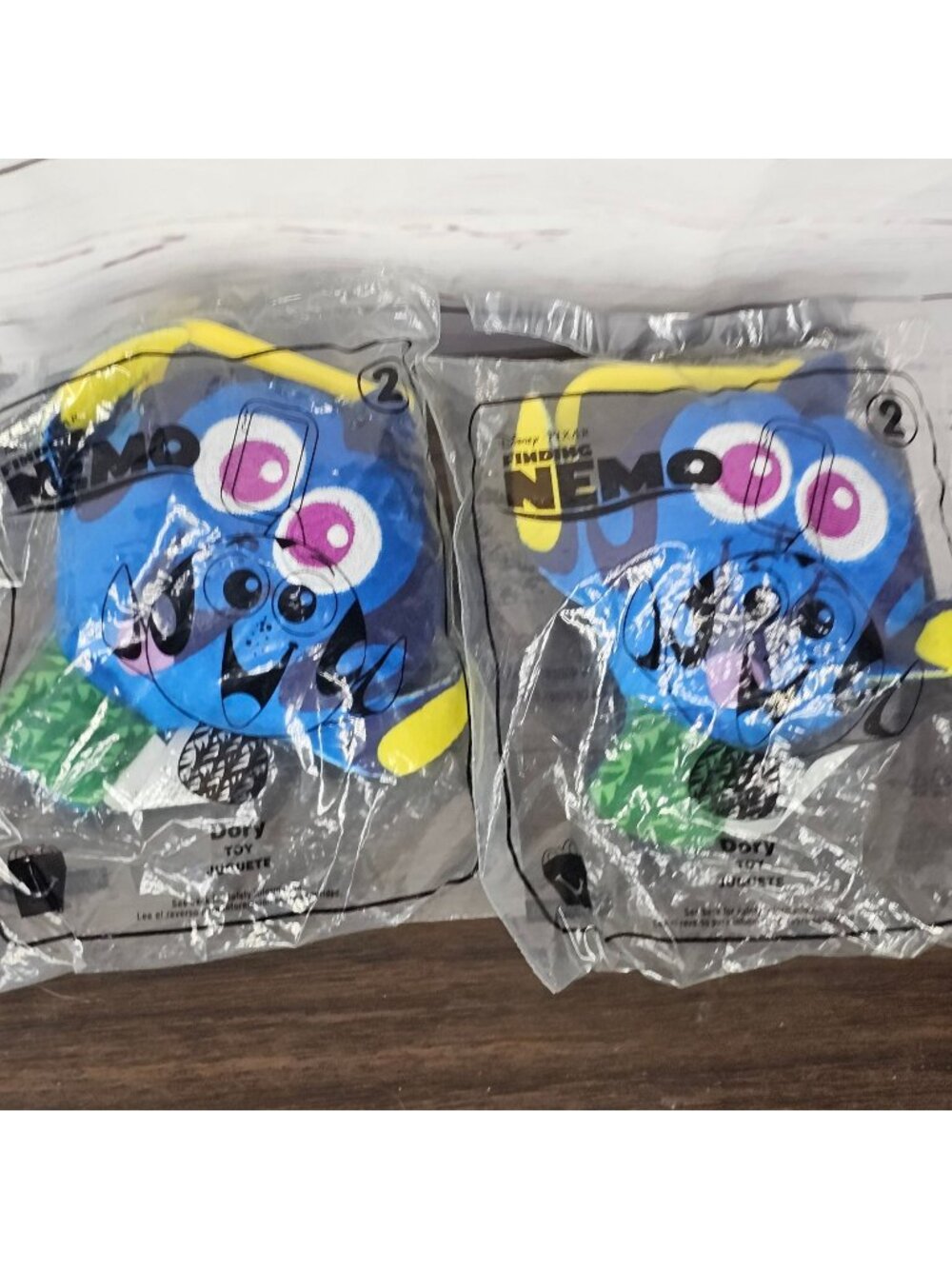 Finding Nemo Dory Plush Toy Set Of 2 Sealed Collectibles
